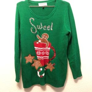 Holiday Sweater Gingerbread Man Sweet